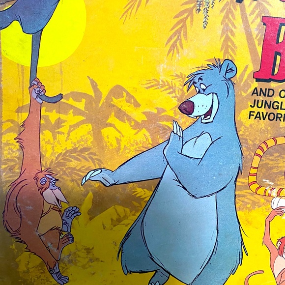 WALT DISNEY PRESENTS SONGS FROM THE JUNGLE BOOK DISNEYLAND VINYL RECORD 1967 - Picture 8 of 16